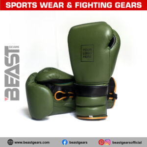 green pro boxing gloves